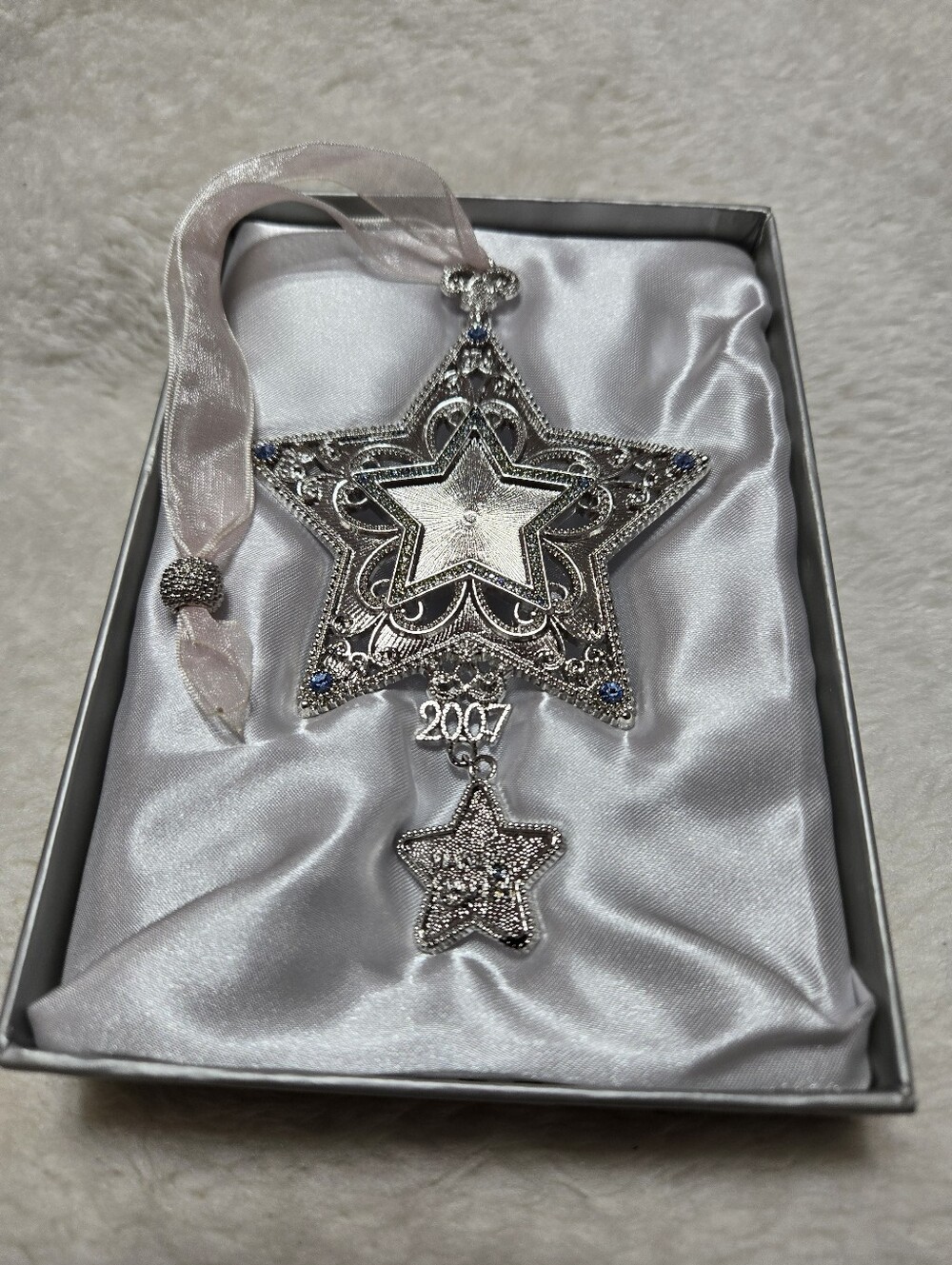 Make A Wish 2007 Commemorative Star Ornament NIB